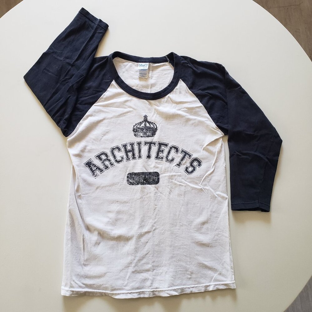 Architects UK Metalcore Hollow Crown Vintage Baseball Tee